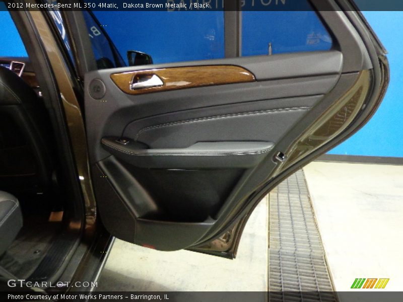 Dakota Brown Metallic / Black 2012 Mercedes-Benz ML 350 4Matic