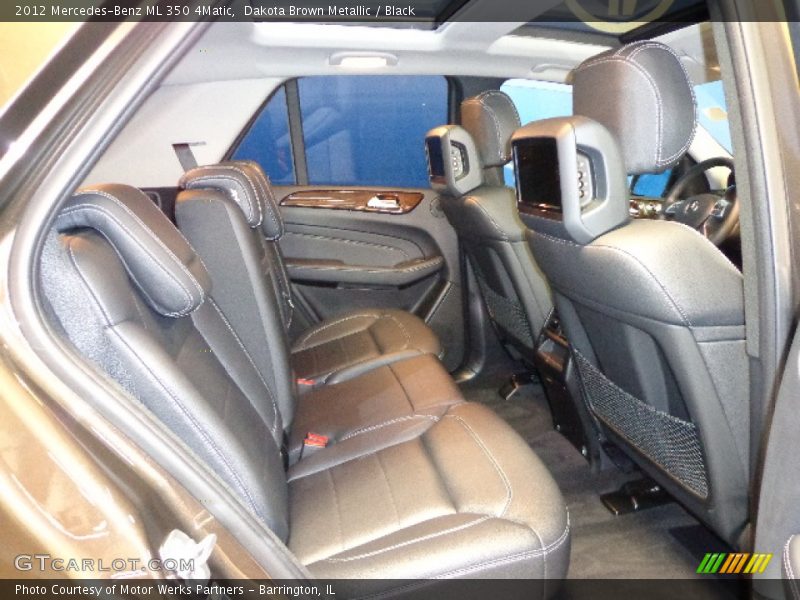 Dakota Brown Metallic / Black 2012 Mercedes-Benz ML 350 4Matic