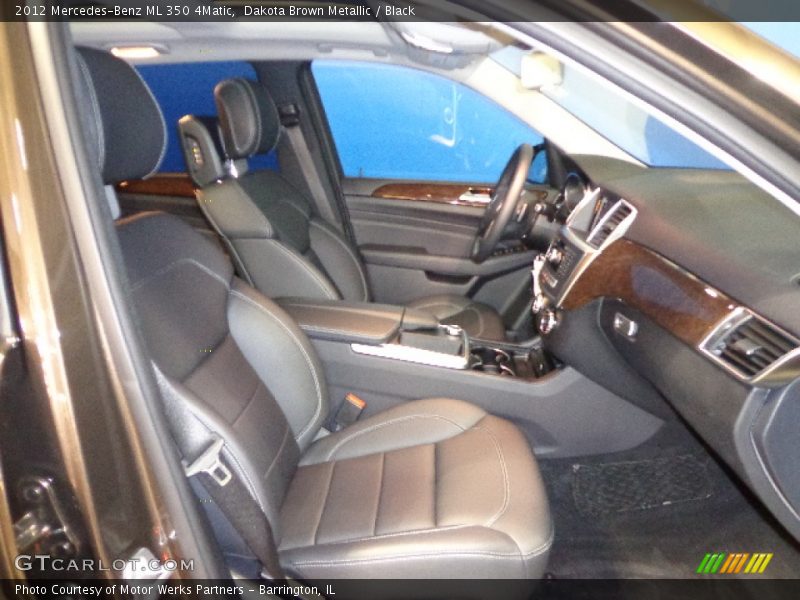 Dakota Brown Metallic / Black 2012 Mercedes-Benz ML 350 4Matic