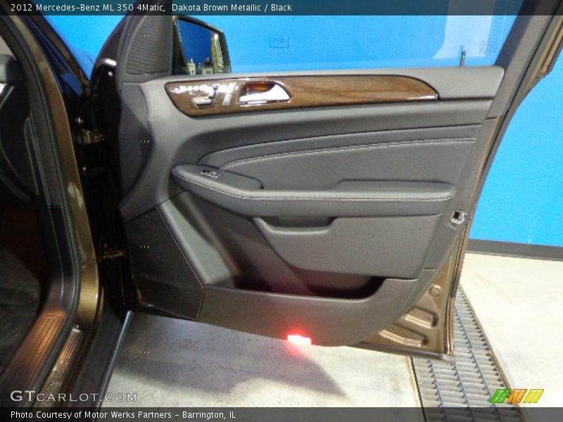 Dakota Brown Metallic / Black 2012 Mercedes-Benz ML 350 4Matic