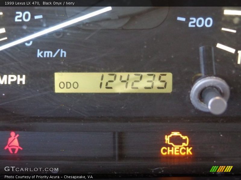 Black Onyx / Ivory 1999 Lexus LX 470