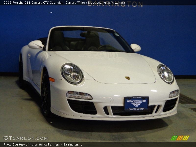Carrara White / Black Leather w/Alcantara 2012 Porsche 911 Carrera GTS Cabriolet