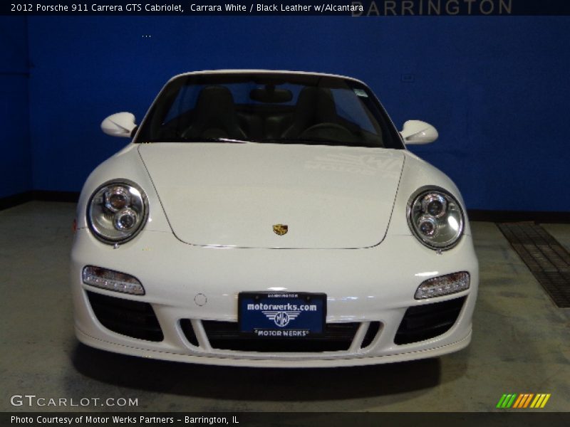 Carrara White / Black Leather w/Alcantara 2012 Porsche 911 Carrera GTS Cabriolet