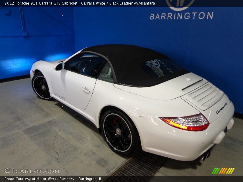 Carrara White / Black Leather w/Alcantara 2012 Porsche 911 Carrera GTS Cabriolet