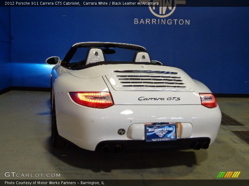 Carrara White / Black Leather w/Alcantara 2012 Porsche 911 Carrera GTS Cabriolet