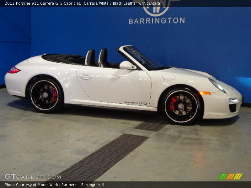 Carrara White / Black Leather w/Alcantara 2012 Porsche 911 Carrera GTS Cabriolet