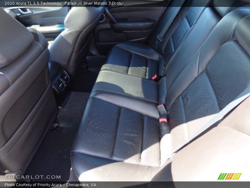 Palladium Silver Metallic / Ebony 2010 Acura TL 3.5 Technology