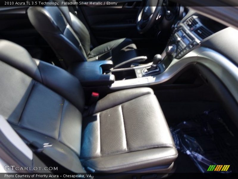Palladium Silver Metallic / Ebony 2010 Acura TL 3.5 Technology
