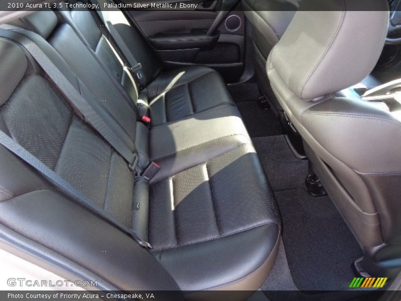 Palladium Silver Metallic / Ebony 2010 Acura TL 3.5 Technology