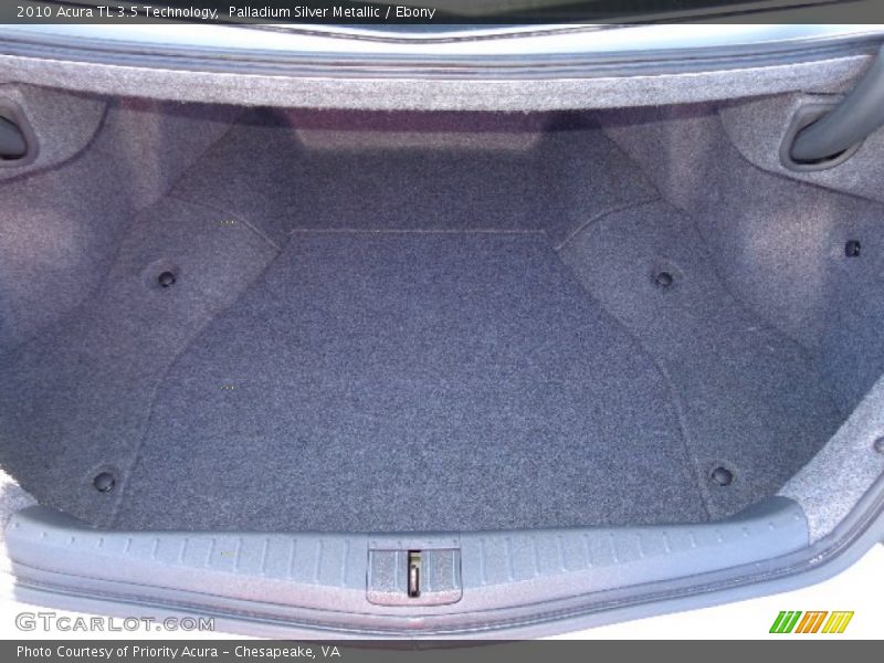 Palladium Silver Metallic / Ebony 2010 Acura TL 3.5 Technology