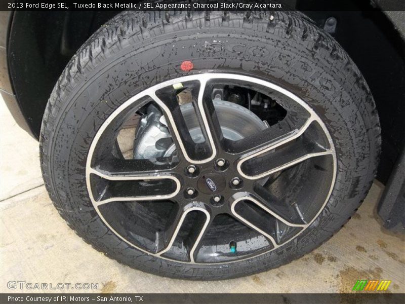 Tuxedo Black Metallic / SEL Appearance Charcoal Black/Gray Alcantara 2013 Ford Edge SEL
