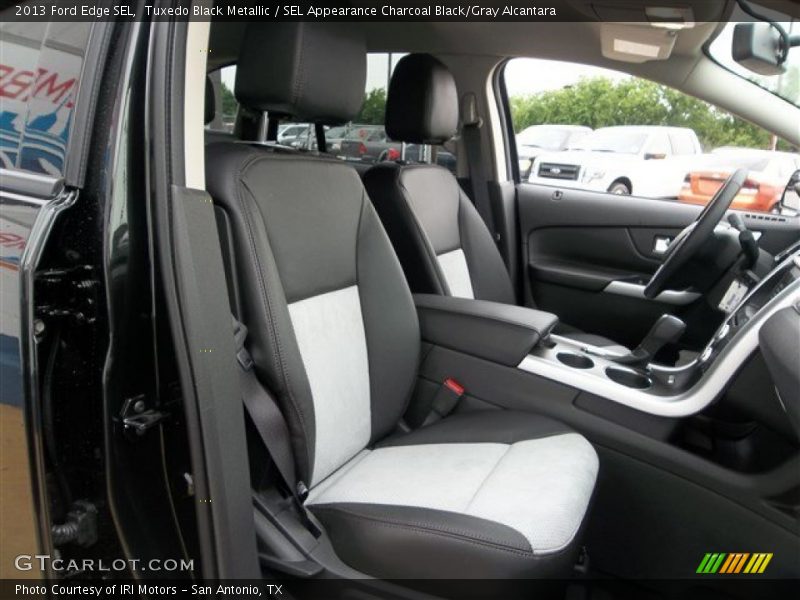 Tuxedo Black Metallic / SEL Appearance Charcoal Black/Gray Alcantara 2013 Ford Edge SEL