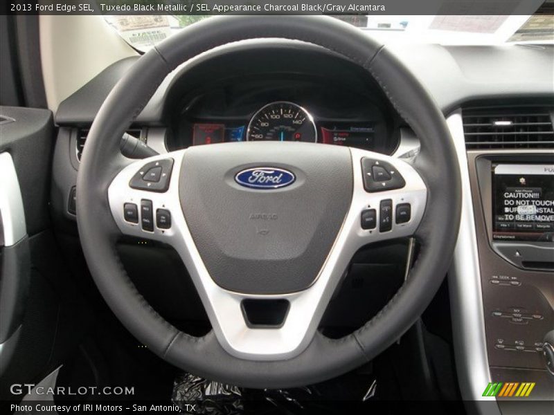 Tuxedo Black Metallic / SEL Appearance Charcoal Black/Gray Alcantara 2013 Ford Edge SEL