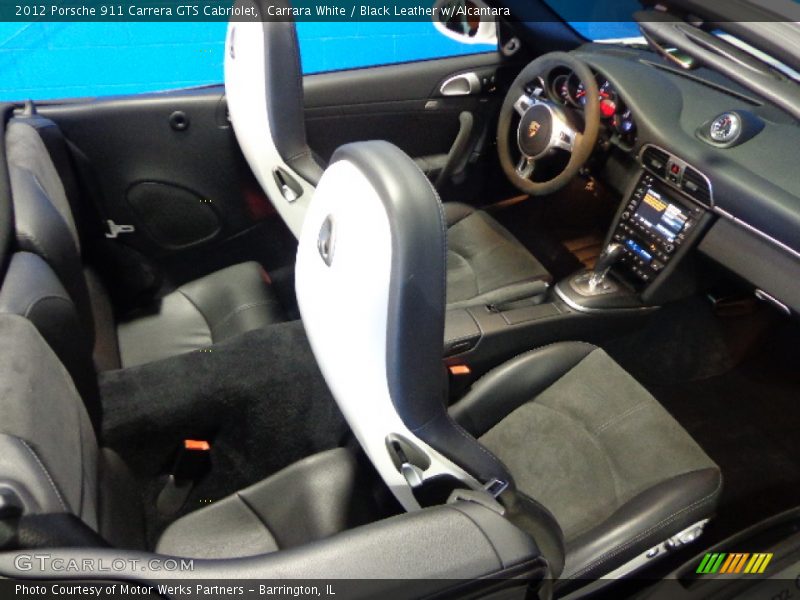 Carrara White / Black Leather w/Alcantara 2012 Porsche 911 Carrera GTS Cabriolet
