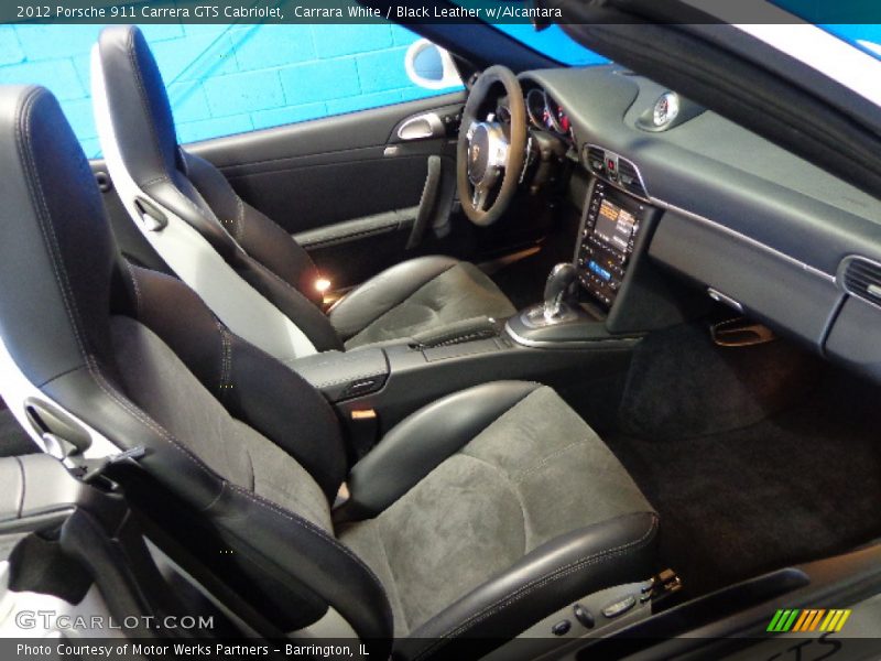 Carrara White / Black Leather w/Alcantara 2012 Porsche 911 Carrera GTS Cabriolet