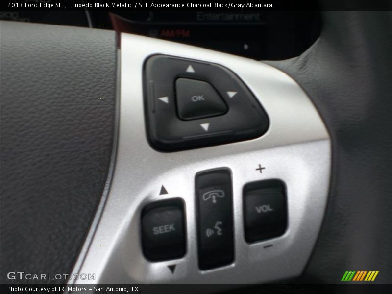Tuxedo Black Metallic / SEL Appearance Charcoal Black/Gray Alcantara 2013 Ford Edge SEL