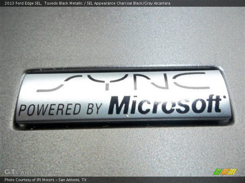 Tuxedo Black Metallic / SEL Appearance Charcoal Black/Gray Alcantara 2013 Ford Edge SEL