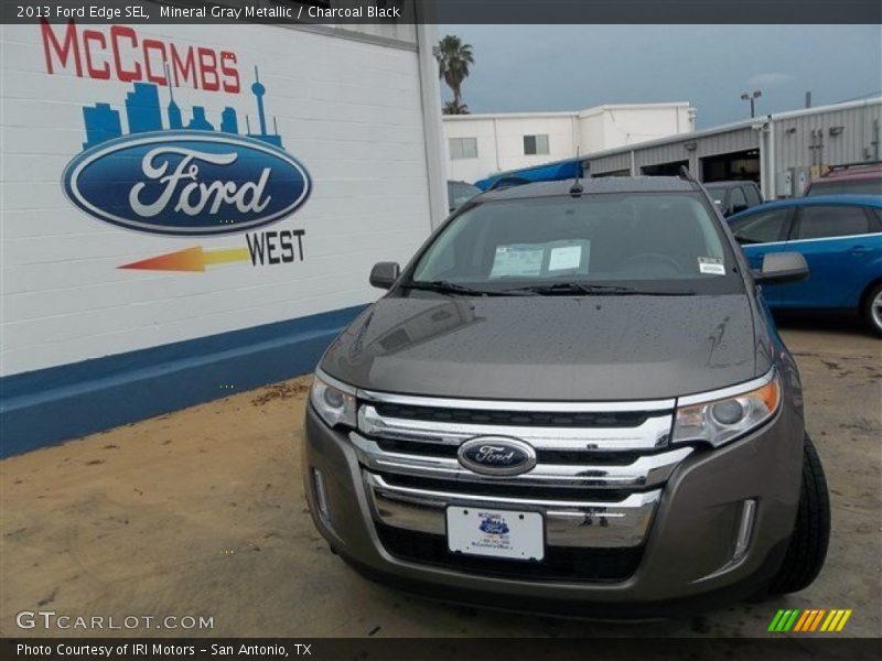 Mineral Gray Metallic / Charcoal Black 2013 Ford Edge SEL