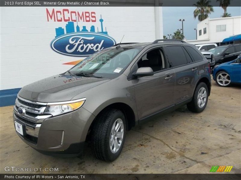 Mineral Gray Metallic / Charcoal Black 2013 Ford Edge SEL