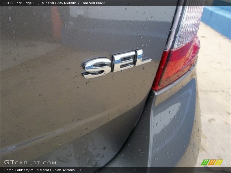 Mineral Gray Metallic / Charcoal Black 2013 Ford Edge SEL