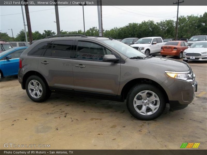 Mineral Gray Metallic / Charcoal Black 2013 Ford Edge SEL