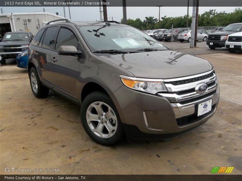 Mineral Gray Metallic / Charcoal Black 2013 Ford Edge SEL