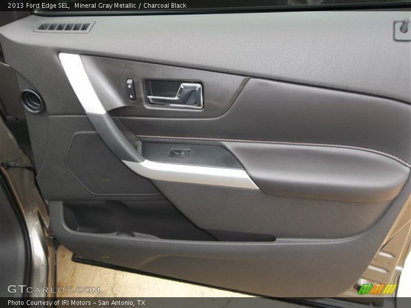 Mineral Gray Metallic / Charcoal Black 2013 Ford Edge SEL