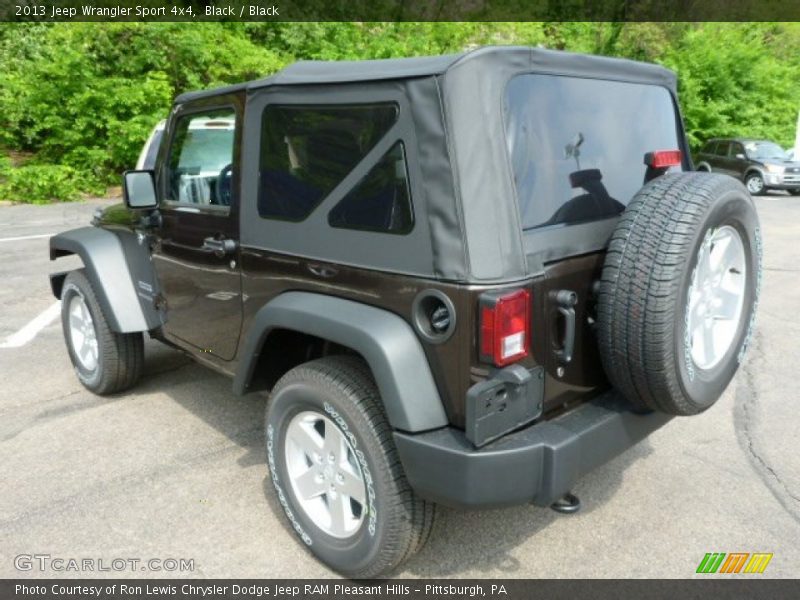Black / Black 2013 Jeep Wrangler Sport 4x4