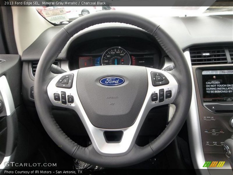 Mineral Gray Metallic / Charcoal Black 2013 Ford Edge SEL