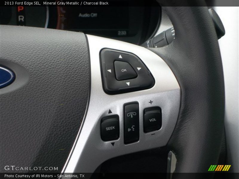 Mineral Gray Metallic / Charcoal Black 2013 Ford Edge SEL