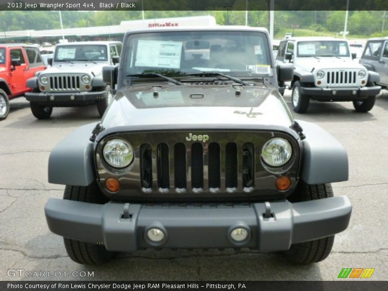 Black / Black 2013 Jeep Wrangler Sport 4x4