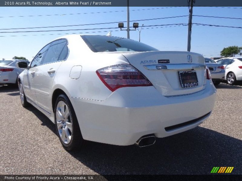 Alberta White Pearl / Parchment 2010 Acura RL Technology