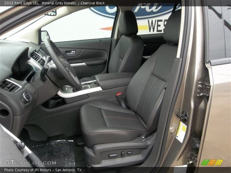 Mineral Gray Metallic / Charcoal Black 2013 Ford Edge SEL