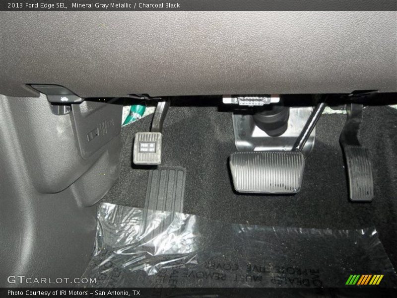 Mineral Gray Metallic / Charcoal Black 2013 Ford Edge SEL
