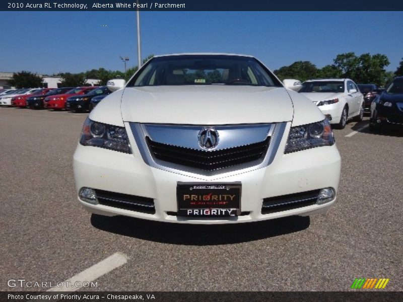 Alberta White Pearl / Parchment 2010 Acura RL Technology