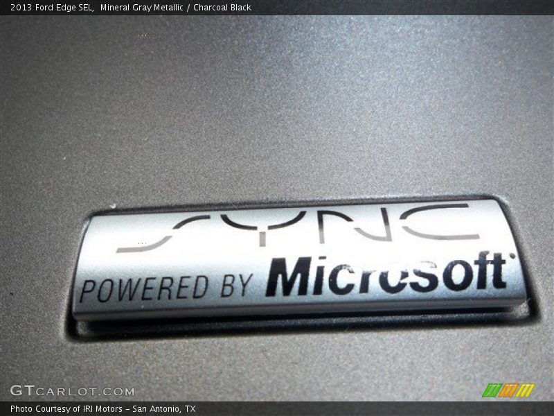 Mineral Gray Metallic / Charcoal Black 2013 Ford Edge SEL