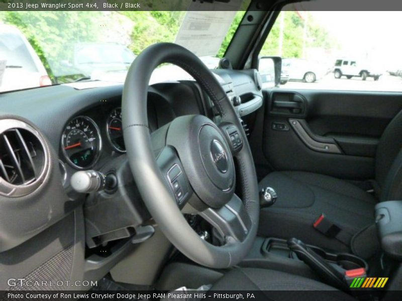 Black / Black 2013 Jeep Wrangler Sport 4x4