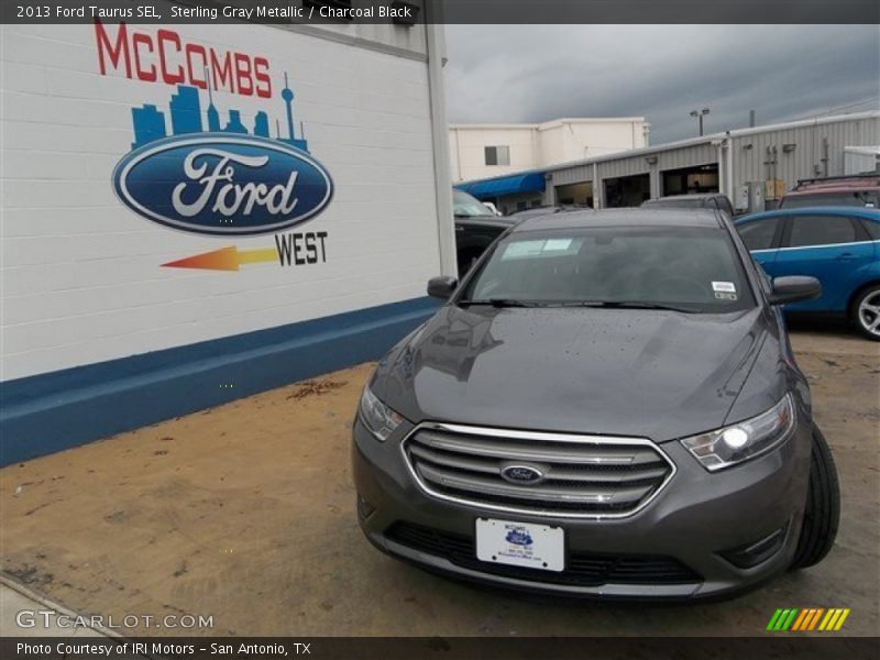 Sterling Gray Metallic / Charcoal Black 2013 Ford Taurus SEL