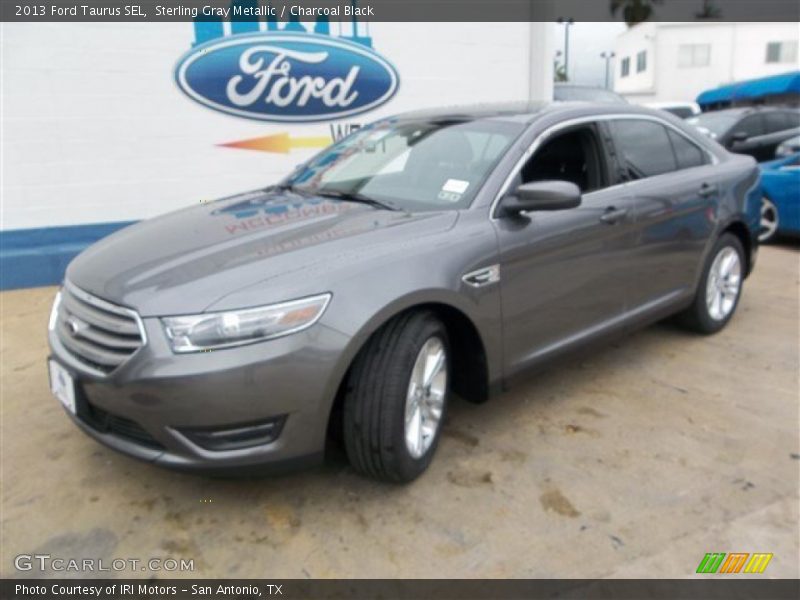 Sterling Gray Metallic / Charcoal Black 2013 Ford Taurus SEL