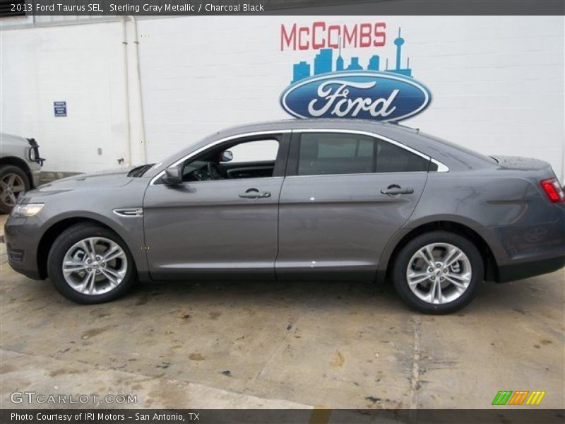 Sterling Gray Metallic / Charcoal Black 2013 Ford Taurus SEL