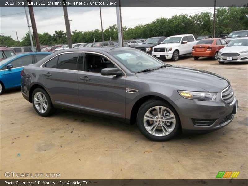 Sterling Gray Metallic / Charcoal Black 2013 Ford Taurus SEL