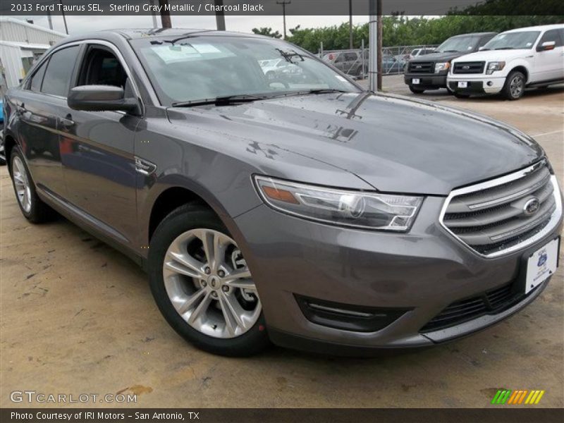 Sterling Gray Metallic / Charcoal Black 2013 Ford Taurus SEL