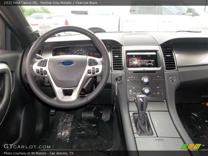 Sterling Gray Metallic / Charcoal Black 2013 Ford Taurus SEL