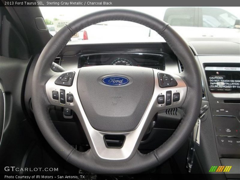 Sterling Gray Metallic / Charcoal Black 2013 Ford Taurus SEL