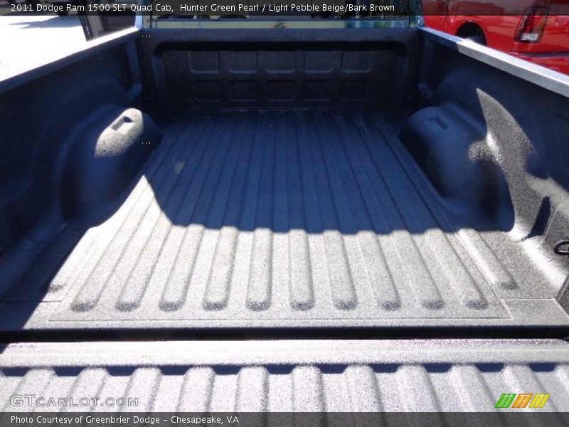 Hunter Green Pearl / Light Pebble Beige/Bark Brown 2011 Dodge Ram 1500 SLT Quad Cab