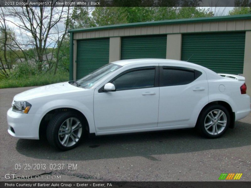New Bright White / Black 2013 Dodge Avenger SXT