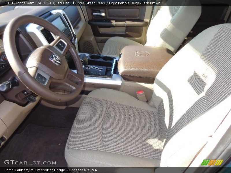 Front Seat of 2011 Ram 1500 SLT Quad Cab