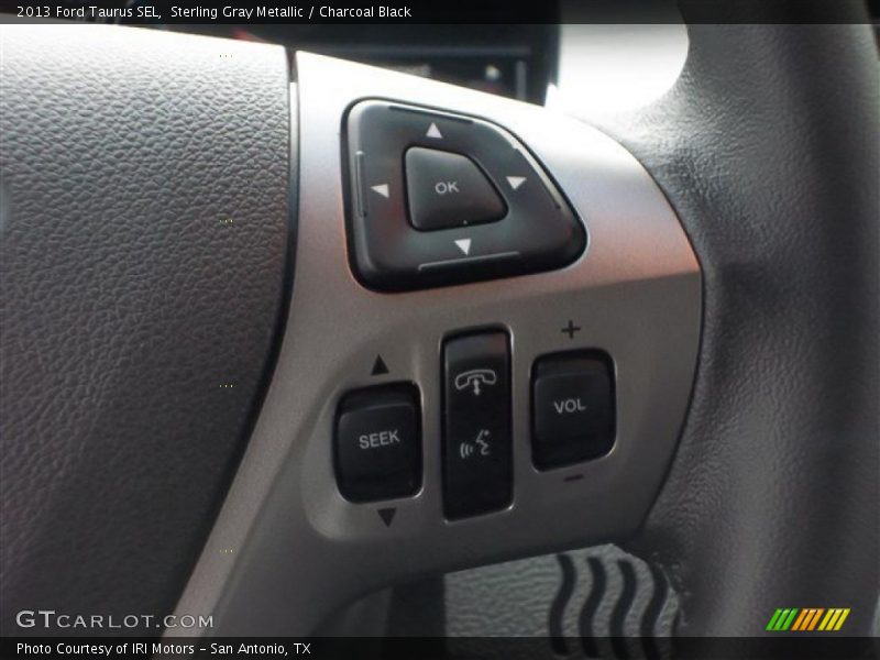 Sterling Gray Metallic / Charcoal Black 2013 Ford Taurus SEL