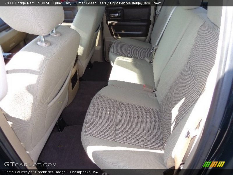 Rear Seat of 2011 Ram 1500 SLT Quad Cab