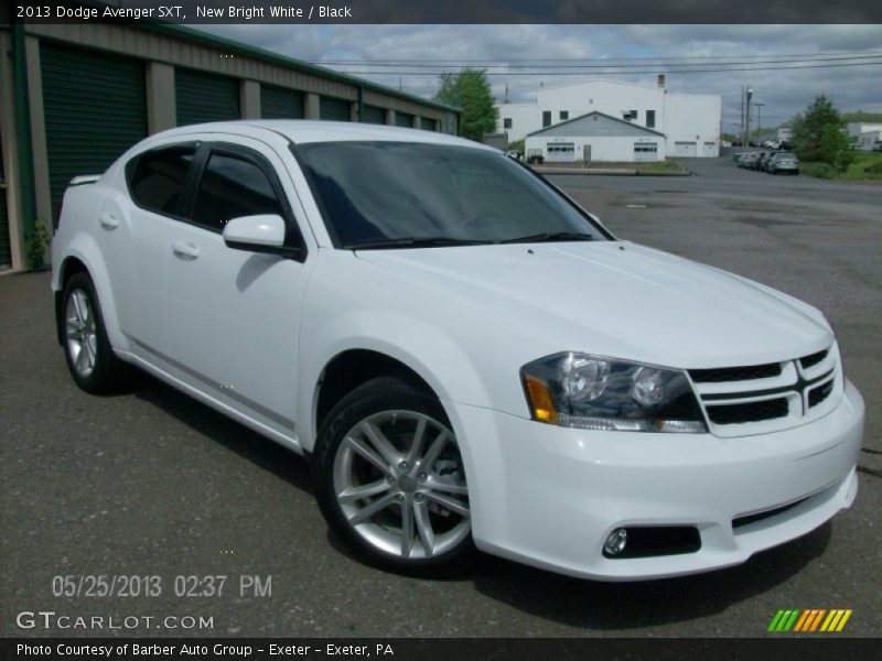 New Bright White / Black 2013 Dodge Avenger SXT